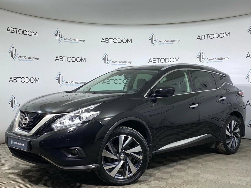 Автомобиль Nissan Murano III поколение (Z52) 3.5 CVT 4WD (249 л.с.) Top Чёрный 2017 с пробегом 170 530 км