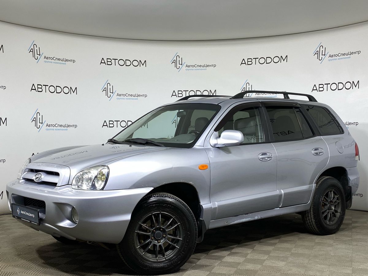 Hyundai Santa Fe I поколение (Classic) 2.7 AT 4WD (173 л.с.) Base Серебристый 2007 с пробегом 252 099 км