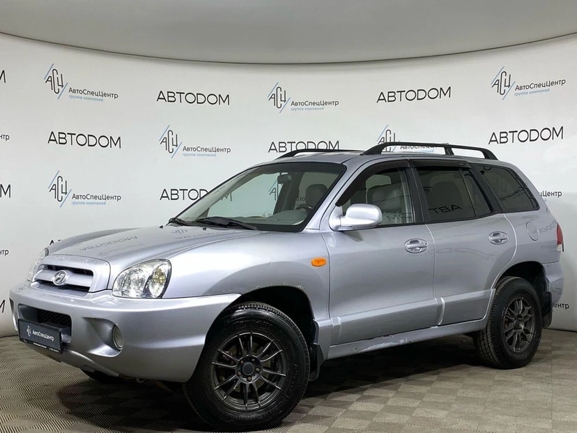 Hyundai Santa Fe I поколение (Classic) 2.7 AT 4WD (173 л.с.) Base Серебристый 2007 с пробегом 252 099 км