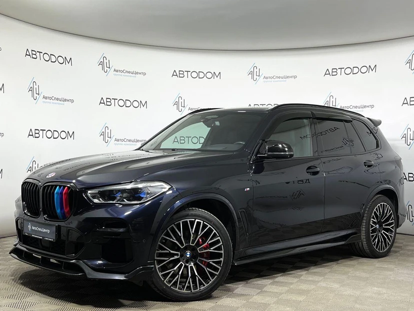 BMW X5 IV поколение (G05) 3.0d AT 4WD (249 л.с.) M Sport Чёрный 2021 с пробегом 100 546 км