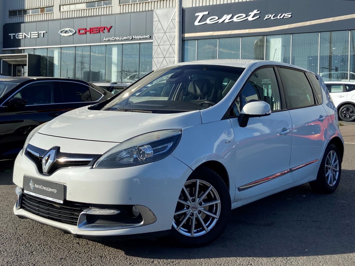 Renault Scenic III [2-й рестайлинг] 1.5d MT (110 л.с.) Base Белый 2015 с пробегом 141 000 км