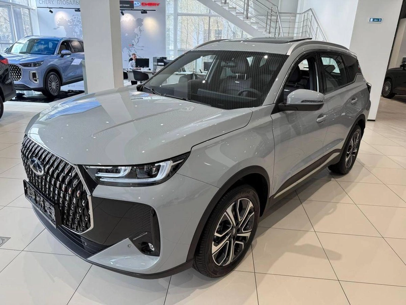 Автомобиль CHERY Tiggo 7L I поколение 1.6 AMT 4WD (150 л.с.) Active Серый 2025 новый