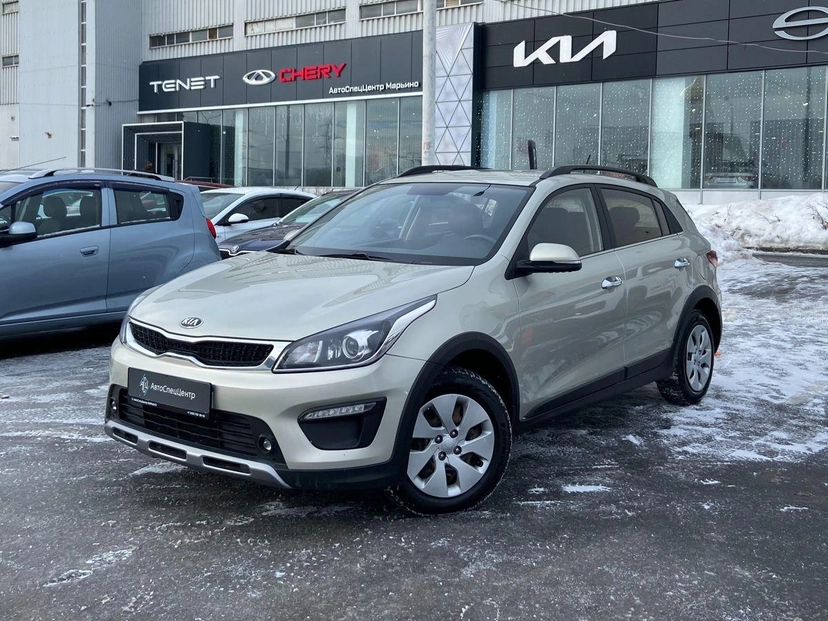 Автомобиль Kia Rio IV поколение 1.6 AT (123 л.с.) Premium Серый 2019 с пробегом 130 000 км