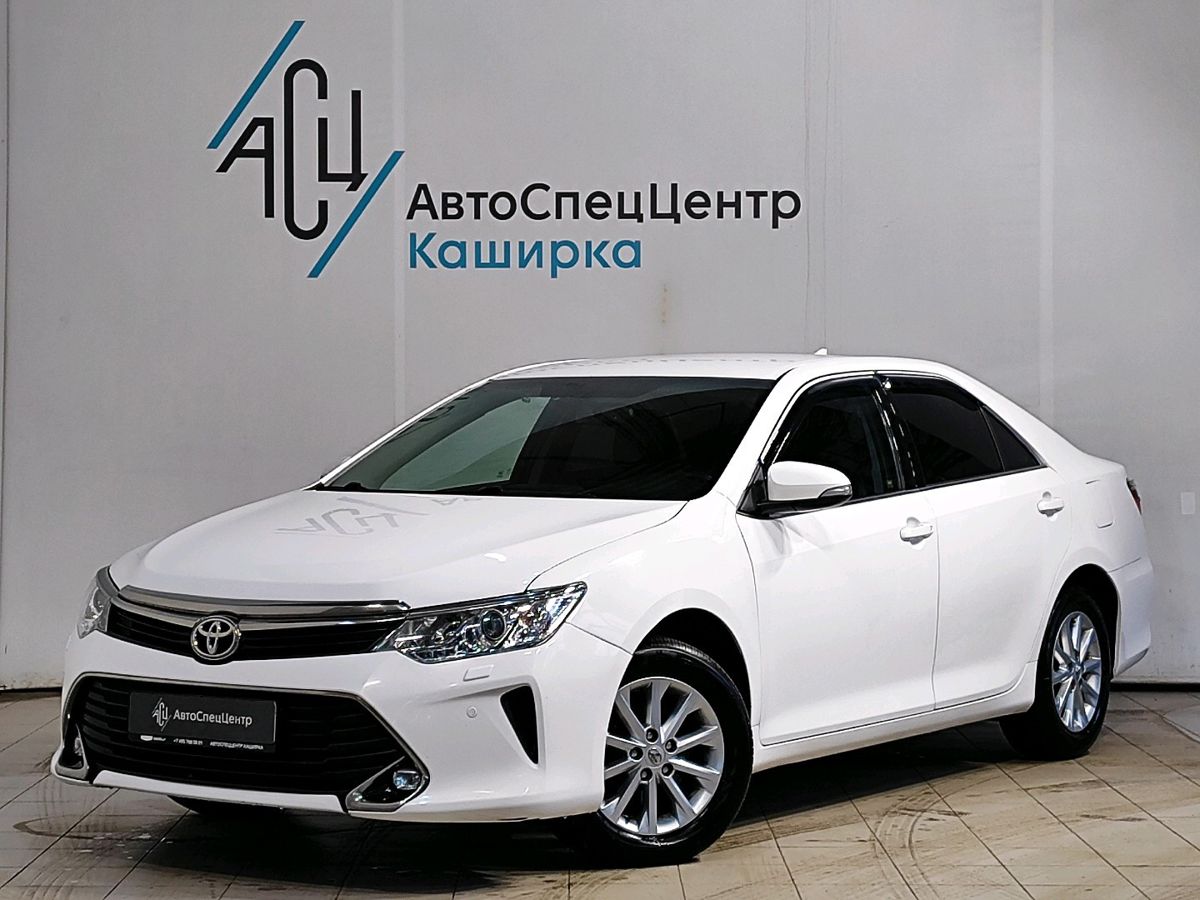 Toyota Camry VII (XV50) [рестайлинг] 2.5 AT (181 л.с.) Престиж Белый 2017 с пробегом 211 753 км