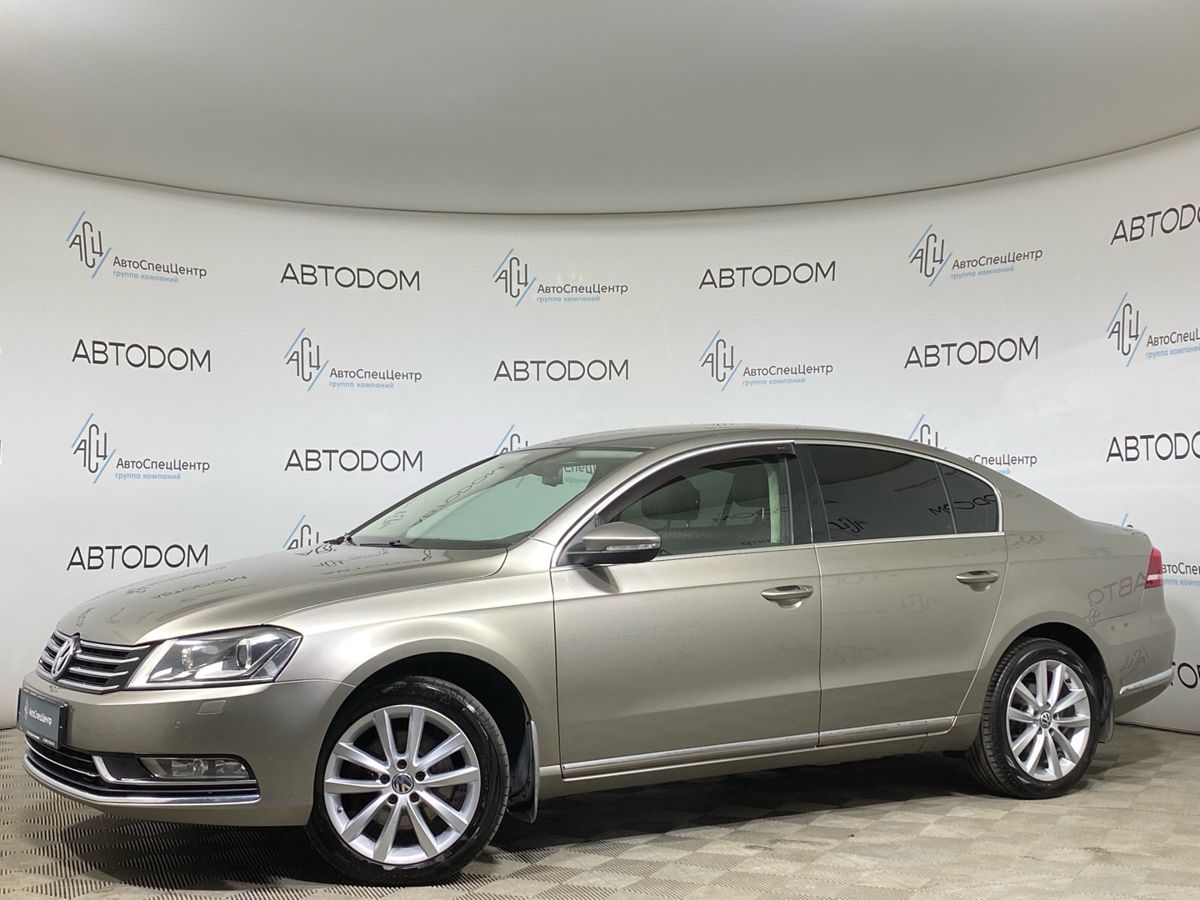 Volkswagen Passat VII поколение (B7) 1.8 AMT (152 л.с.) Highline Бежевый 2013 с пробегом 166 082 км