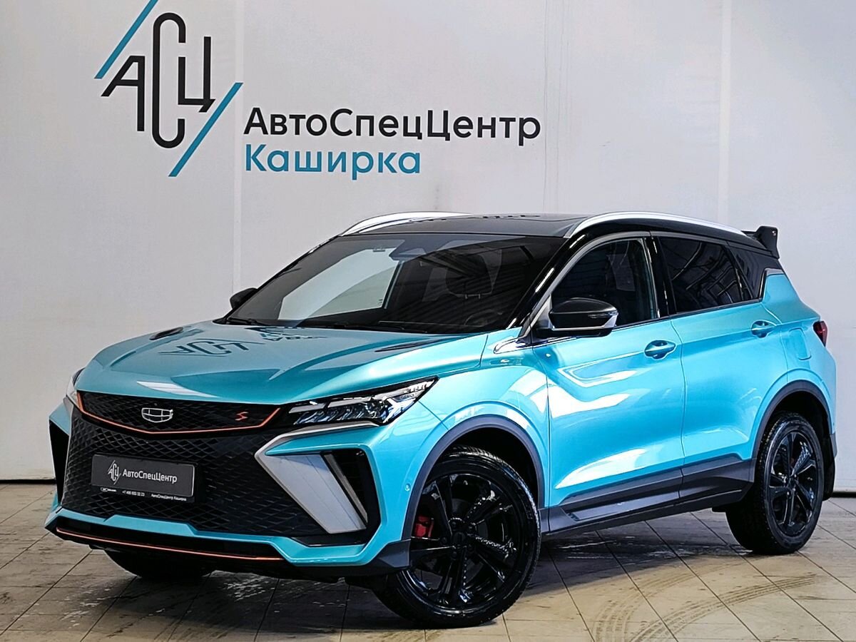 Geely Coolray I [рестайлинг] 1.5 AMT (147 л.с.) Flagship Голубой 2024 с пробегом 23 237 км
