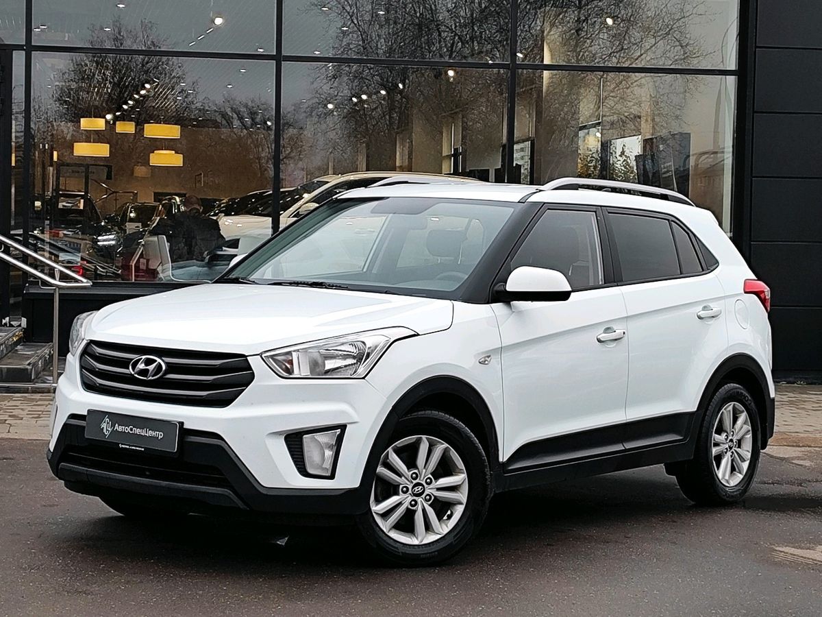 Hyundai Creta I поколение 2.0 AT 4WD (149 л.с.) Travel + Advanced Белый 2016 с пробегом 151 702 км