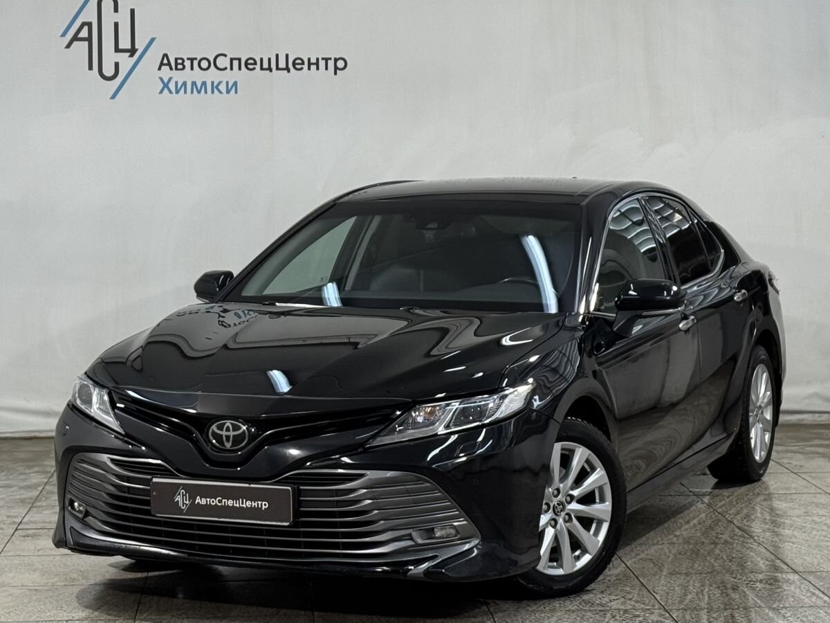 Toyota Camry VIII поколение (XV70) 2.5 AT (181 л.с.) Престиж Safety Чёрный 2019 с пробегом 100 000 км