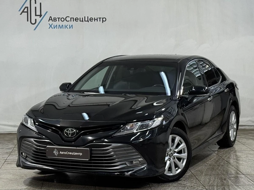 Toyota Camry VIII поколение (XV70) 2.5 AT (181 л.с.) Престиж Safety Чёрный 2019 с пробегом 100 000 км