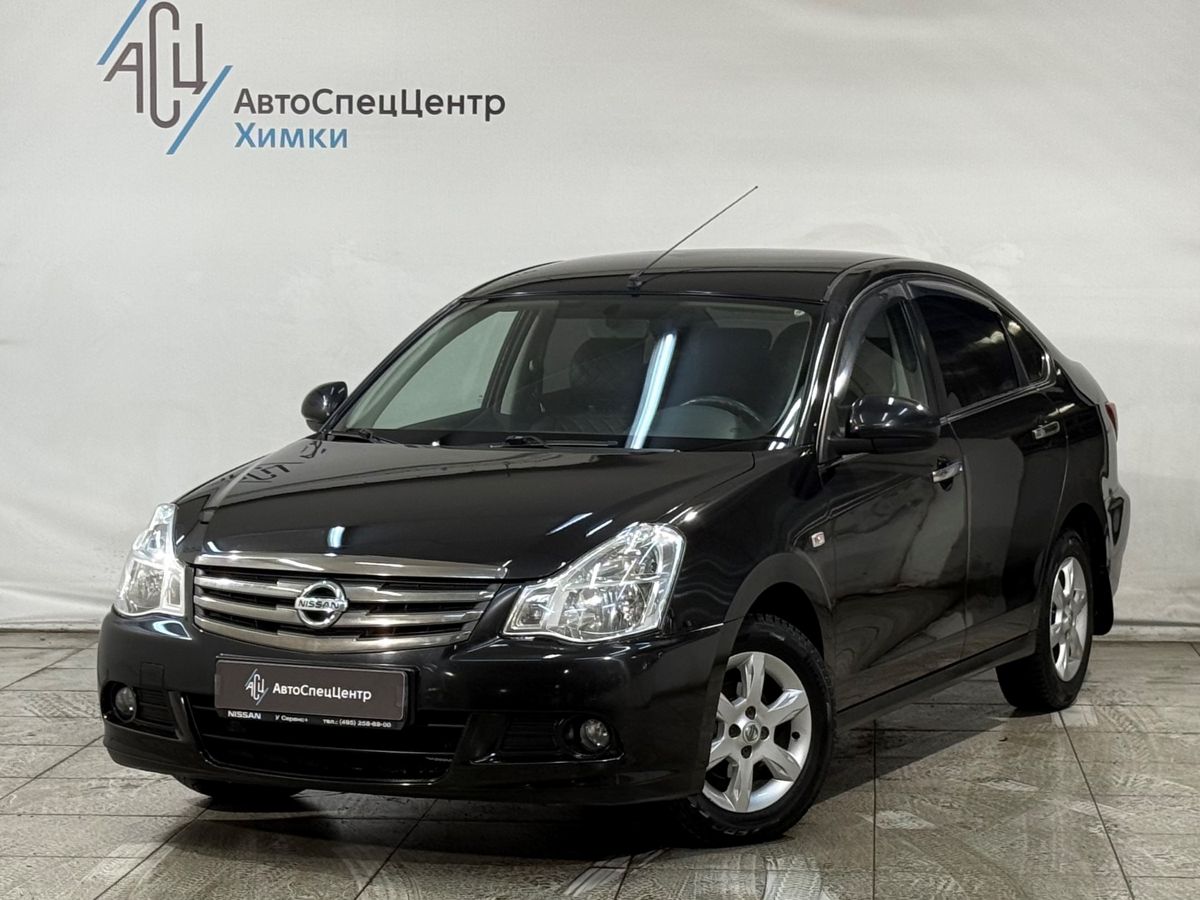 Автомобиль Nissan Almera III поколение (G15) 1.6 AT (102 л.с.) Comfort A/C Чёрный 2015 с пробегом 96 000 км