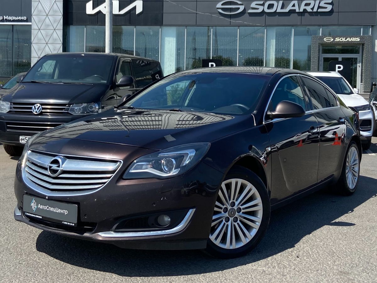 Opel Insignia I [рестайлинг] 1.6 AT (170 л.с.) Cosmo Коричневый 2014 с пробегом 276 242 км