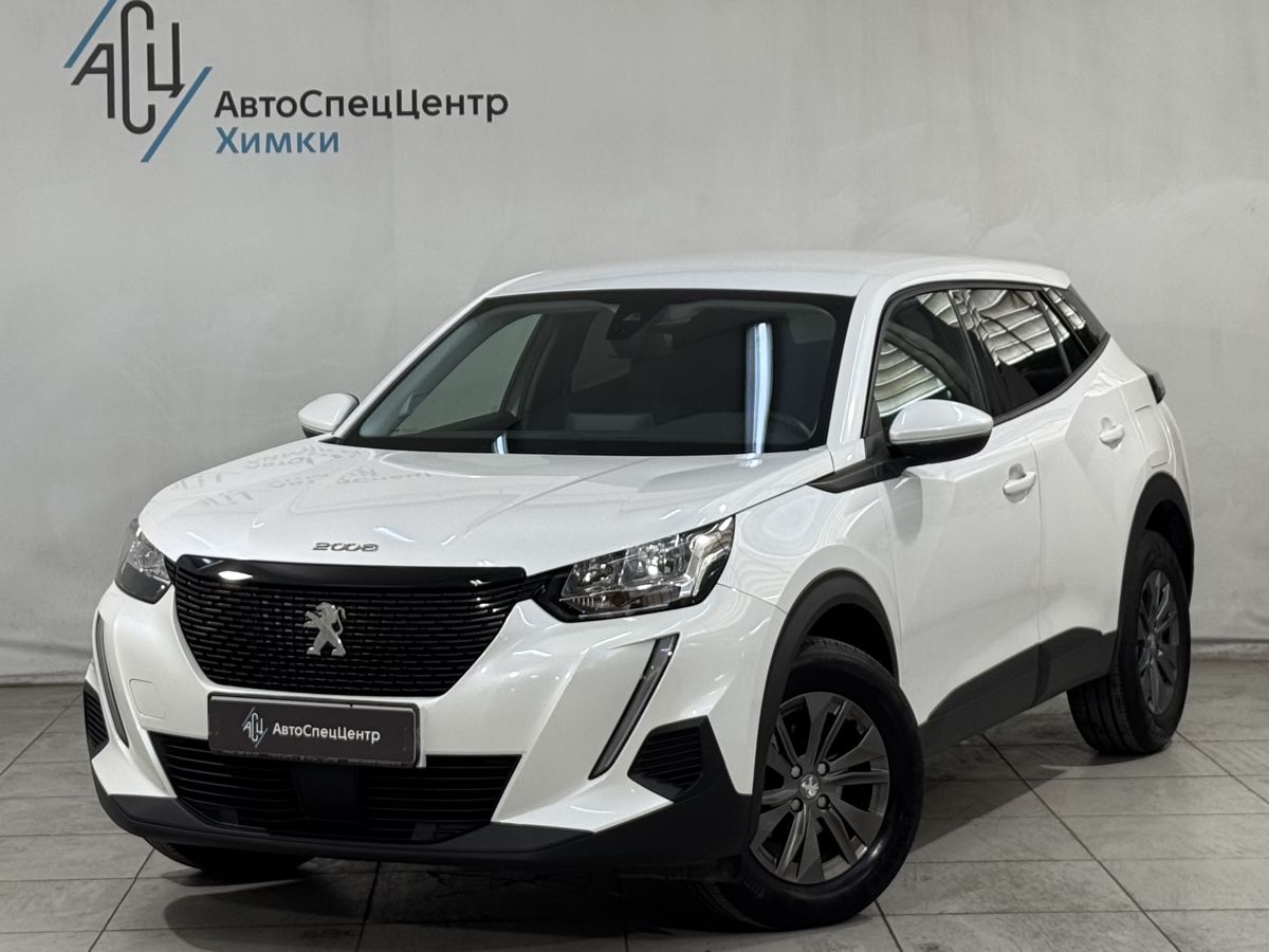 Peugeot 2008 II поколение 1.2 AT (130 л.с.) Base Белый 2021 с пробегом 62 000 км