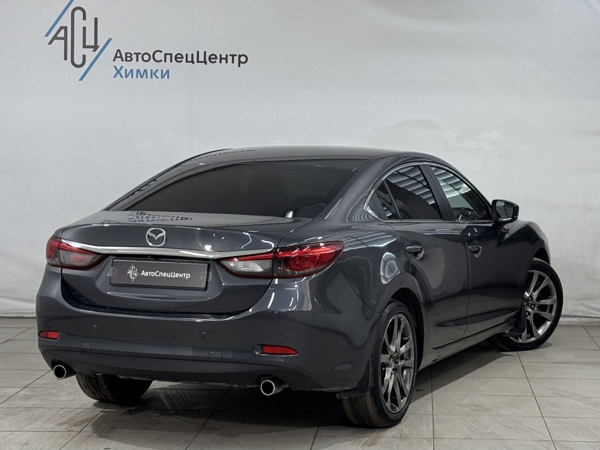 Автомобиль Mazda 6 III (GJ) [рестайлинг] 2.0 AT (150 л.с.) Supreme Plus Серый 2017 с пробегом 68 000 км