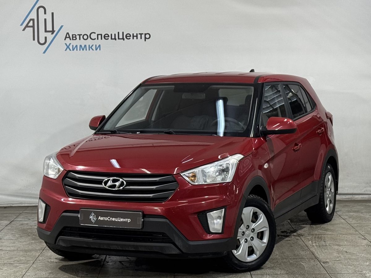 Автомобиль Hyundai Creta I поколение 1.6 AT (123 л.с.) Active Красный 2018 с пробегом 152 000 км