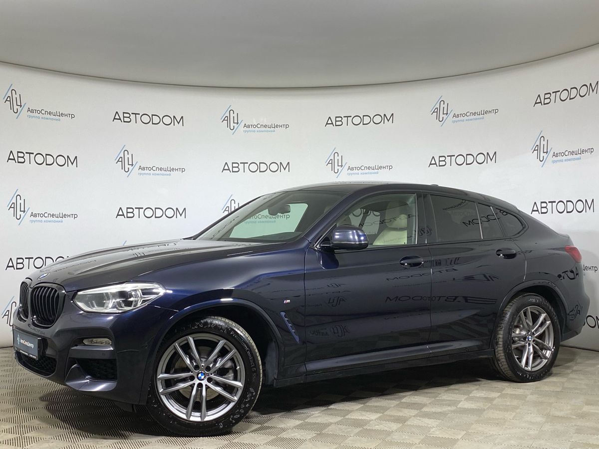 BMW X4 II поколение (G02) 2.0 AT 4WD (184 л.с.) M Sport Чёрный 2019 с пробегом 128 000 км