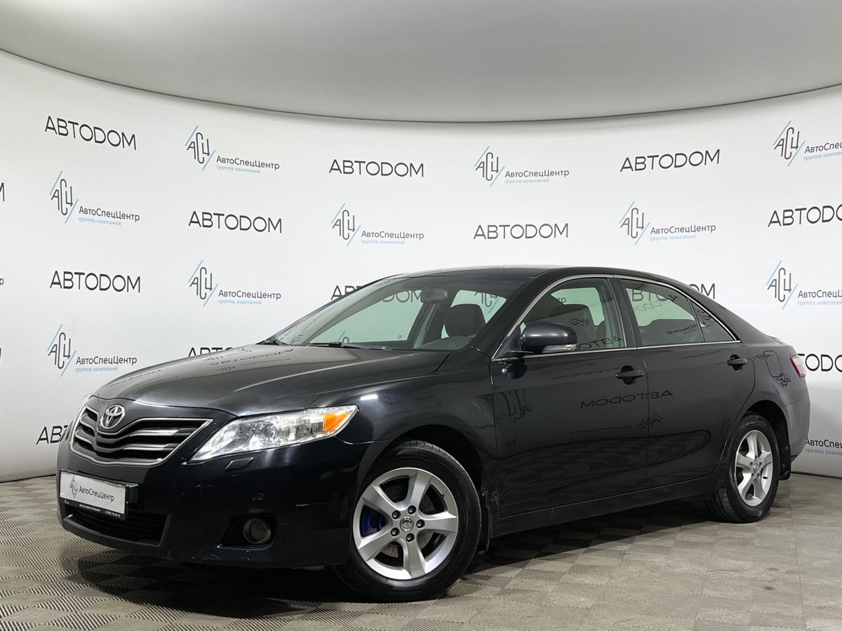 Toyota Camry VI (XV40) [рестайлинг] 2.4 AT (167 л.с.) Elegance Чёрный 2011 с пробегом 208 042 км