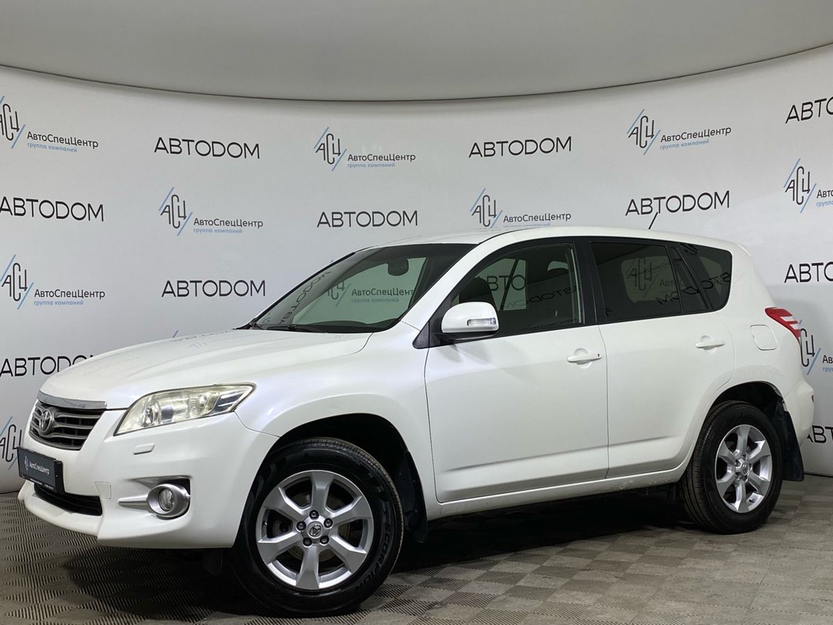 Toyota RAV4 III (XA30) [рестайлинг] 2.0 CVT 4WD (148 л.с.) Престиж Белый 2010 с пробегом 210 000 км