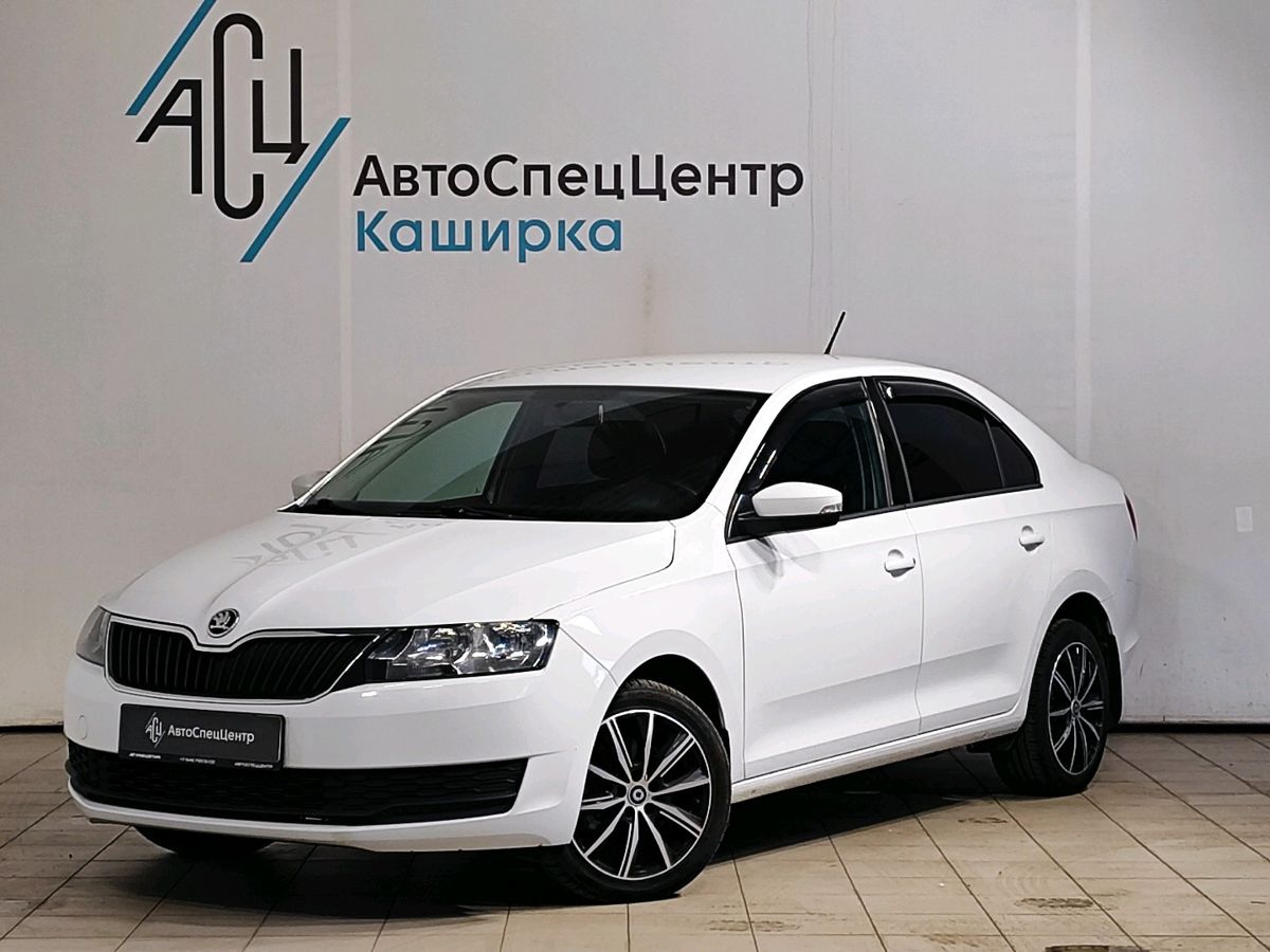 Skoda Rapid I [рестайлинг] 1.6 AT (110 л.с.) Active Белый 2019 с пробегом 113 161 км