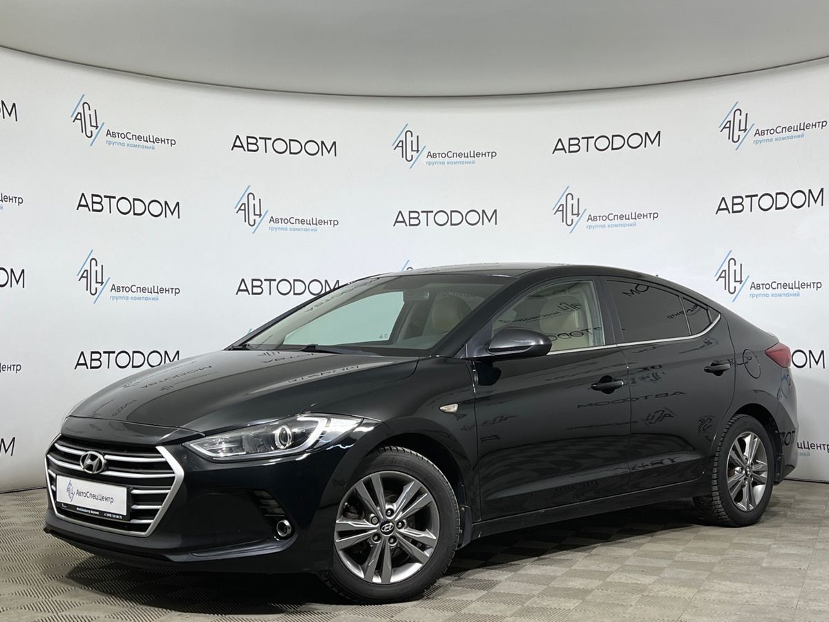 Hyundai Elantra VI поколение (AD) 1.6 AT (128 л.с.) Active Чёрный 2017 с пробегом 93 205 км