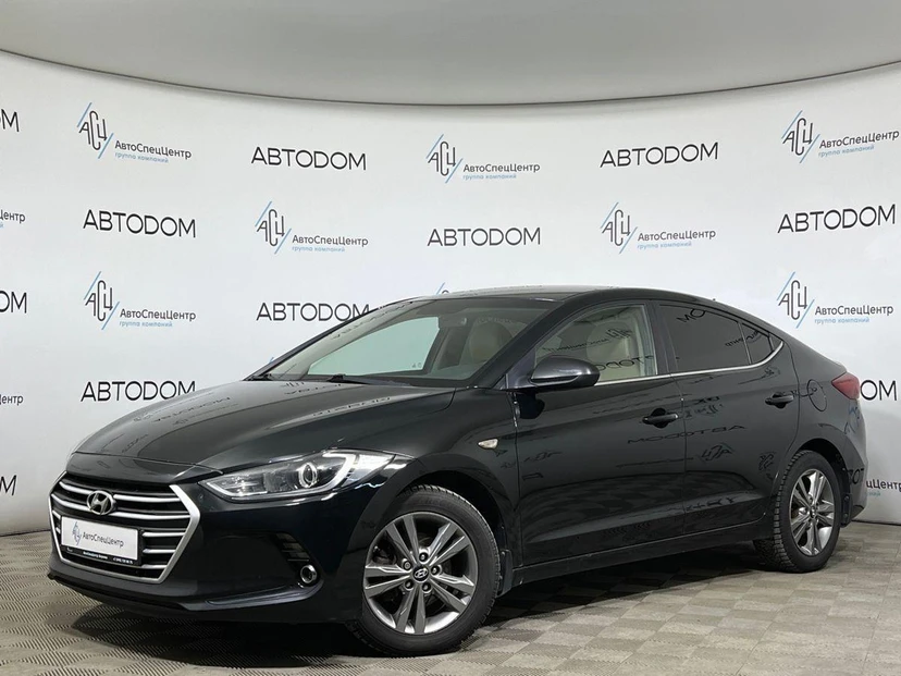 Hyundai Elantra VI поколение (AD) 1.6 AT (128 л.с.) Active Чёрный 2017 с пробегом 93 205 км