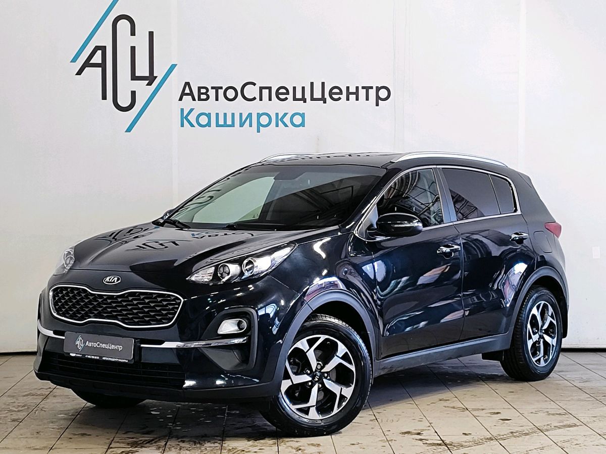 Kia Sportage IV [рестайлинг] 2.0 AT (150 л.с.) Luxe Чёрный 2020 с пробегом 58 066 км