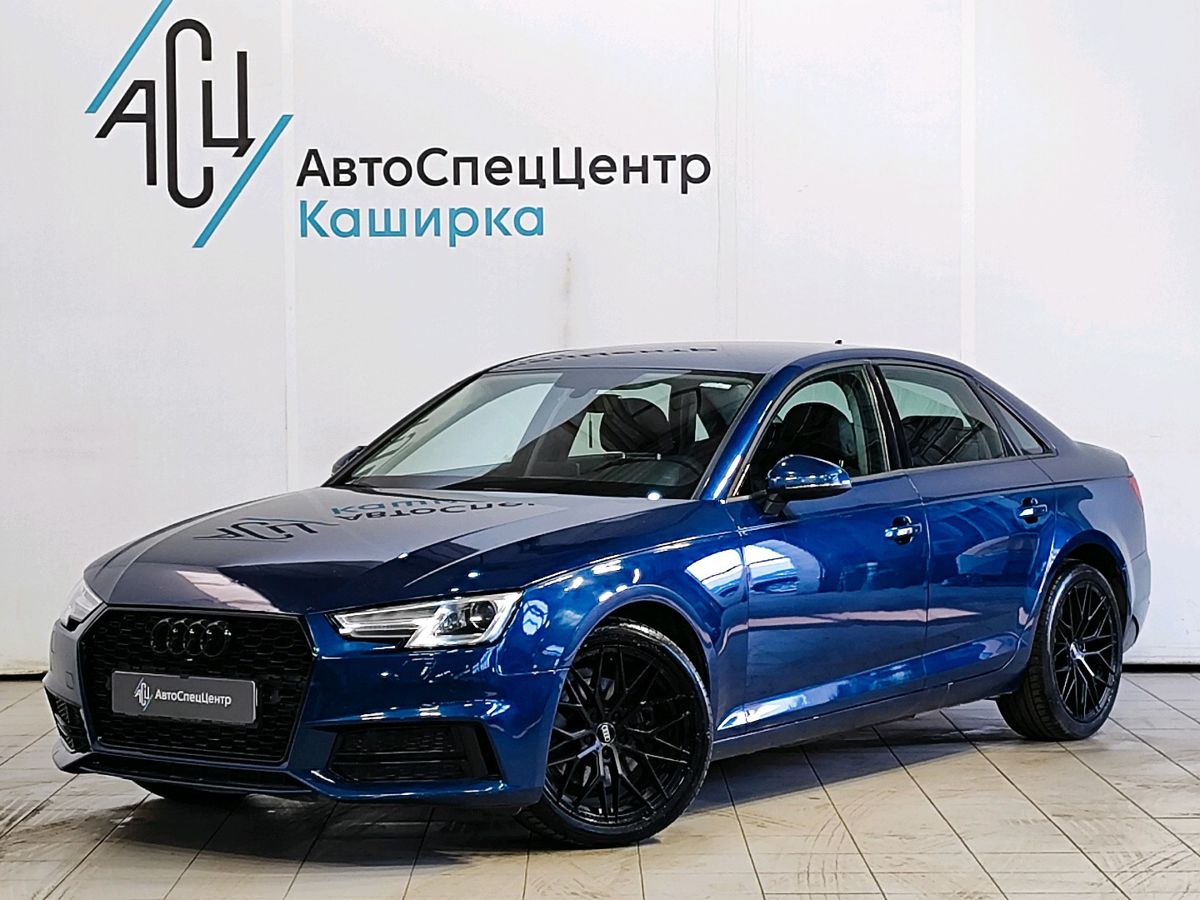 Автомобиль Audi A4 V поколение (B9) 1.4 AMT (150 л.с.) Design Синий 2016 с пробегом 145 586 км
