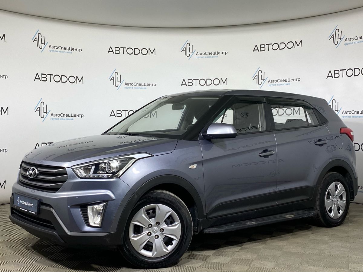 Hyundai Creta I поколение 1.6 AT 4WD (121 л.с.) Comfort Серый 2018 с пробегом 69 000 км