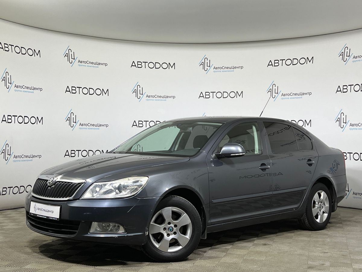 Skoda Octavia II (A5) [рестайлинг] 1.6 MT (102 л.с.) Ambition Серый 2010 с пробегом 210 414 км