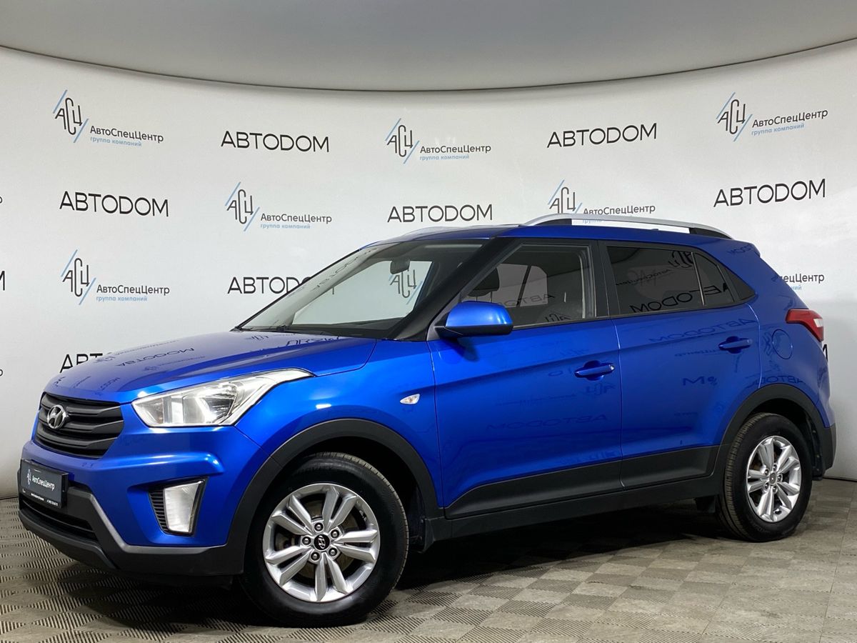 Hyundai Creta I поколение 2.0 AT 4WD (149 л.с.) Base Синий 2016 с пробегом 230 000 км