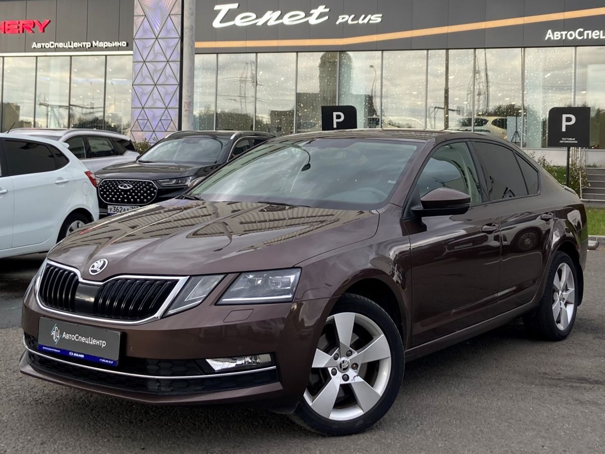 Skoda Octavia III (A7) [рестайлинг] 1.8 AMT (180 л.с.) Style Коричневый 2019 с пробегом 106 097 км
