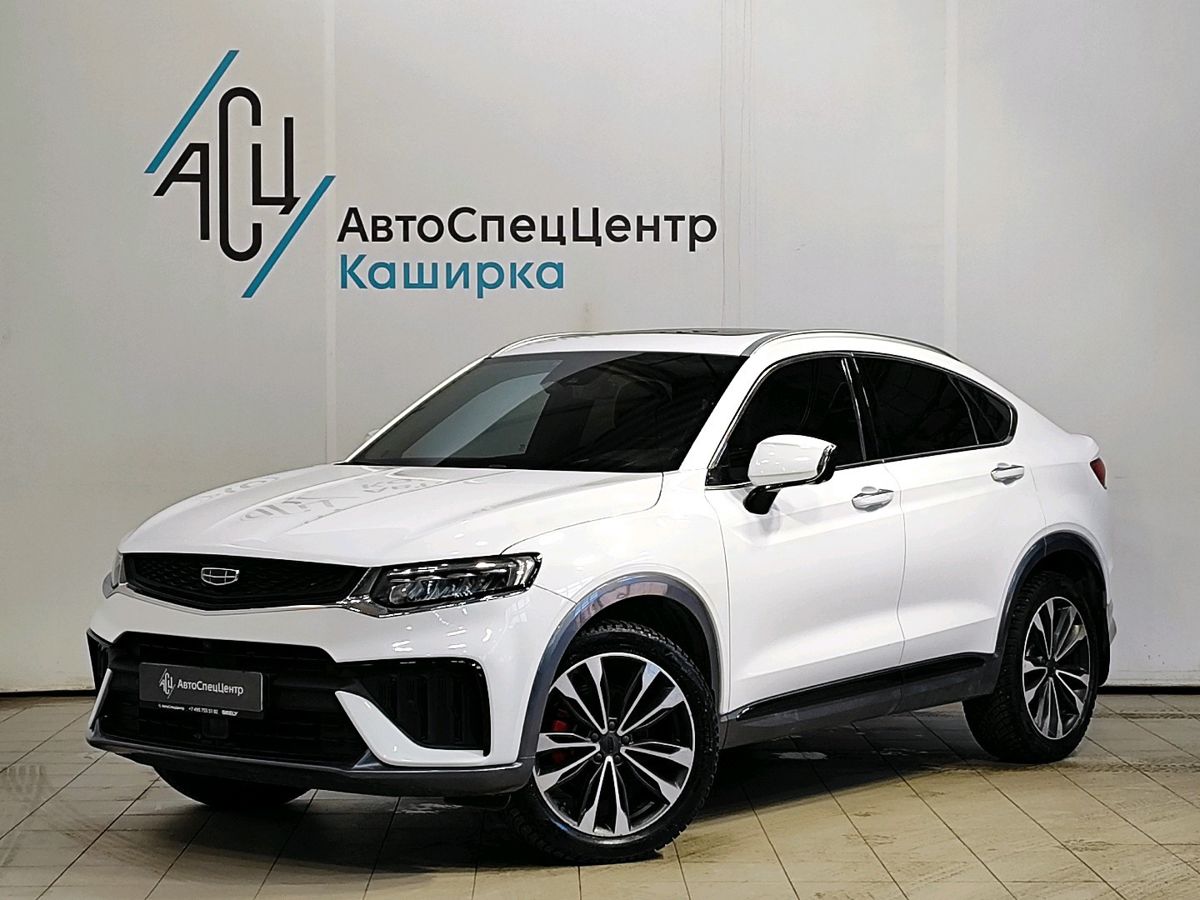 Автомобиль Geely Tugella I [рестайлинг] 2.0 AT 4WD (238 л.с.) Flagship Белый 2022 с пробегом 101 042 км