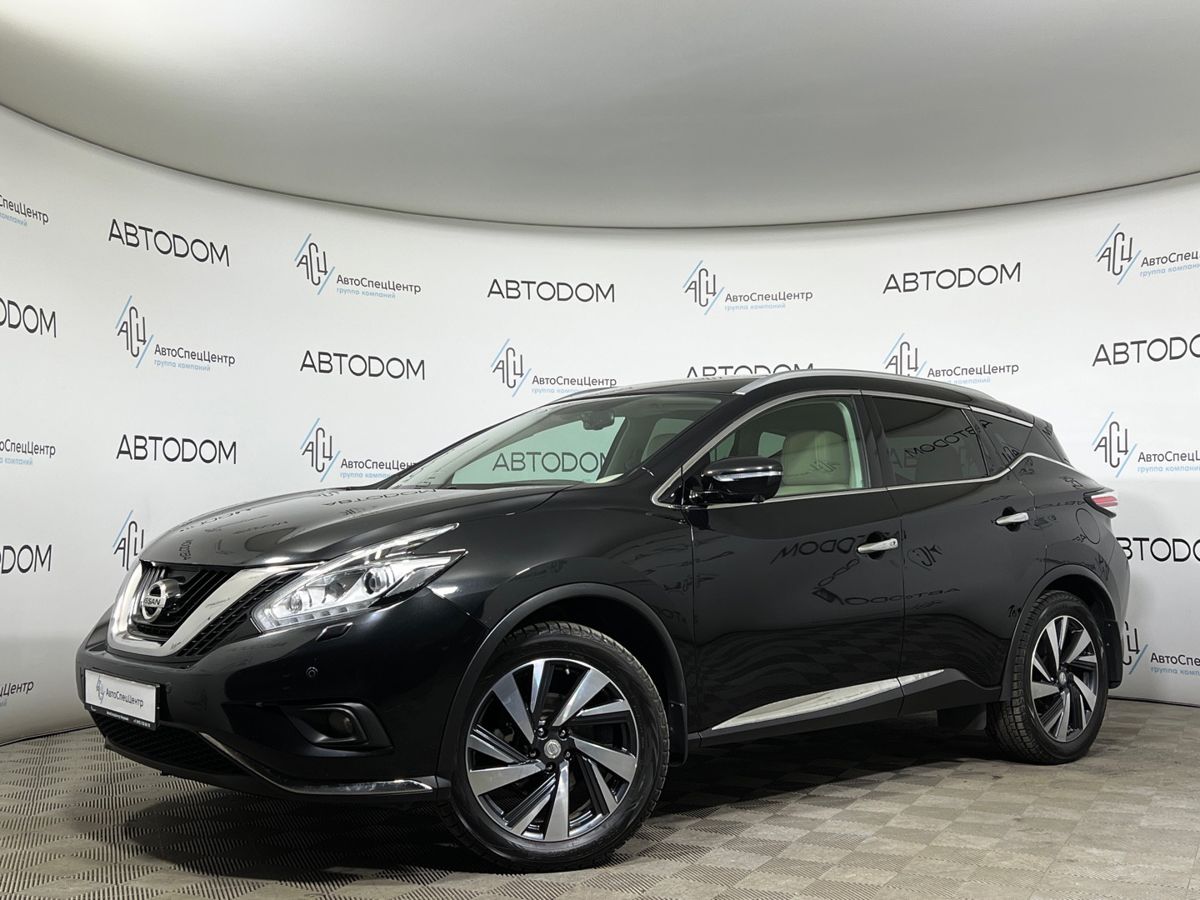 Nissan Murano III поколение (Z52) 3.5 CVT 4WD (249 л.с.) Top+ Чёрный 2019 с пробегом 52 139 км