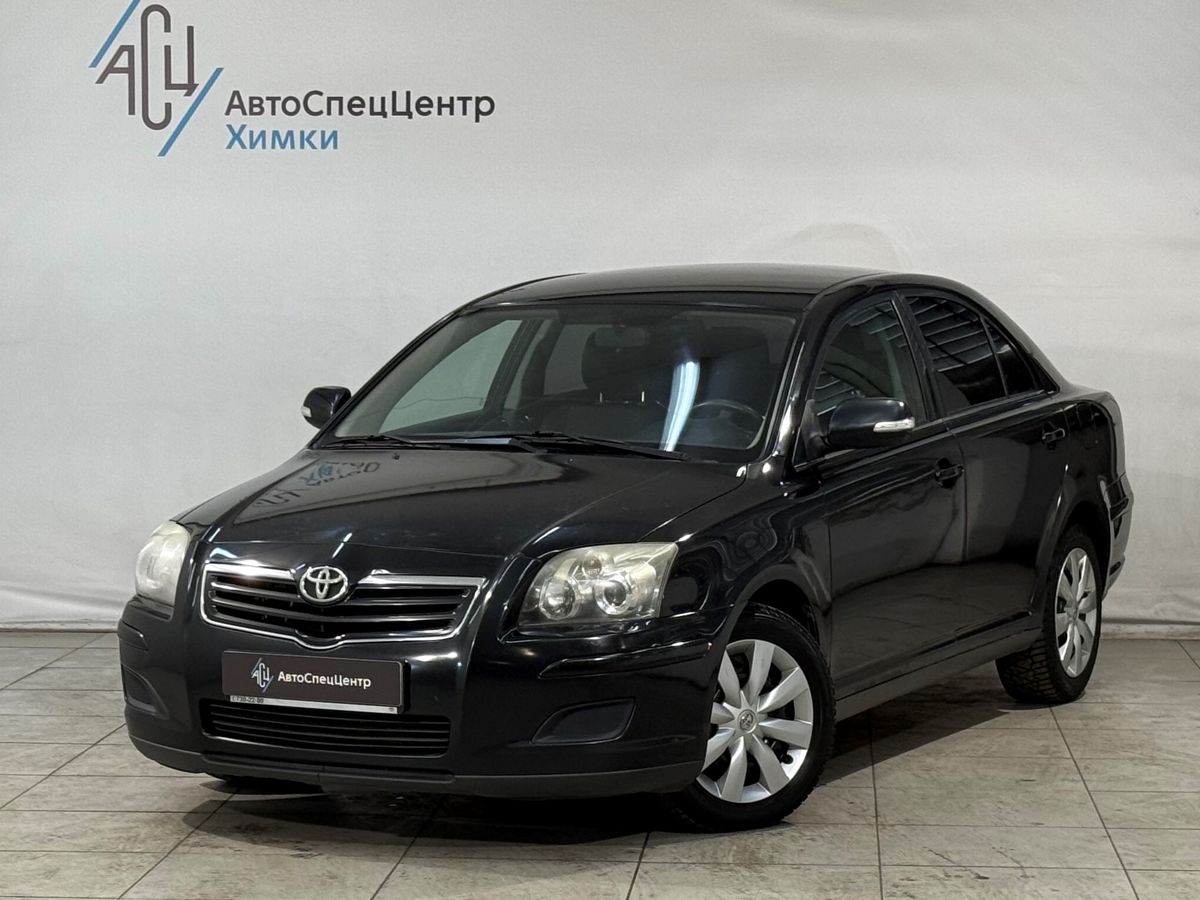 Автомобиль Toyota Avensis II [рестайлинг] 1.8 MT (129 л.с.) Сол Чёрный 2008 с пробегом 315 706 км