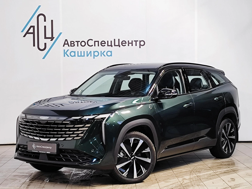 Автомобиль Geely Atlas II поколение 2.0 AT 4WD (200 л.с.) Flagship Sport Зелёный 2024 с пробегом 2 939 км