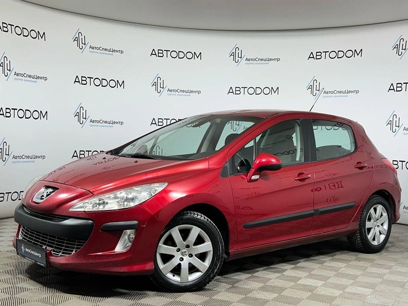 Автомобиль Peugeot 308 I поколение (T7) 1.6 AT (120 л.с.) Premium Красный 2008 с пробегом 182 120 км