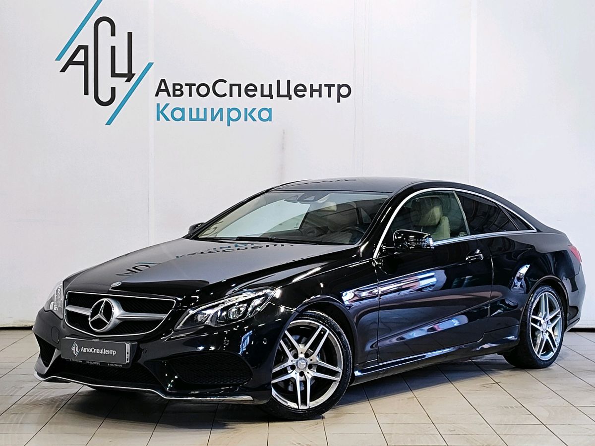 Автомобиль Mercedes-Benz E-Класс IV (W212/S212/C207) [рестайлинг] 200 2.0 AT (184 л.с.) Особая серия Чёрный 2015 с пробегом 51 631 км