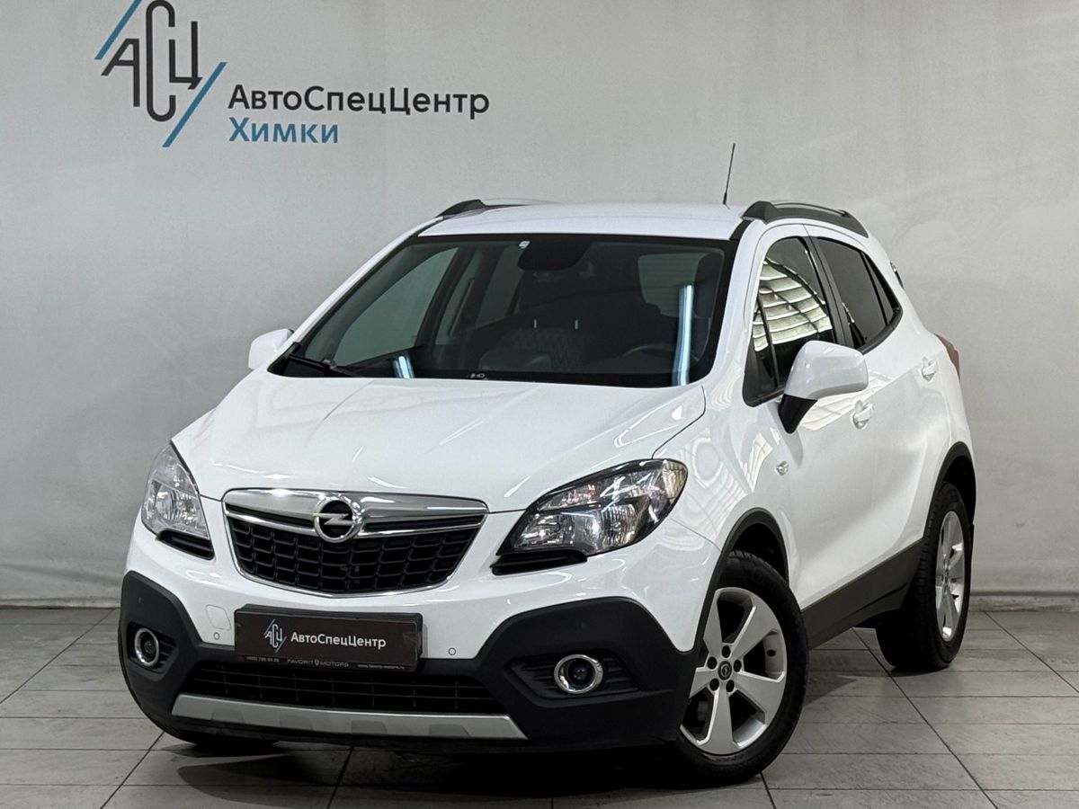 Opel Mokka I поколение 1.4 AT (140 л.с.) Enjoy Белый 2014 с пробегом 82 000 км