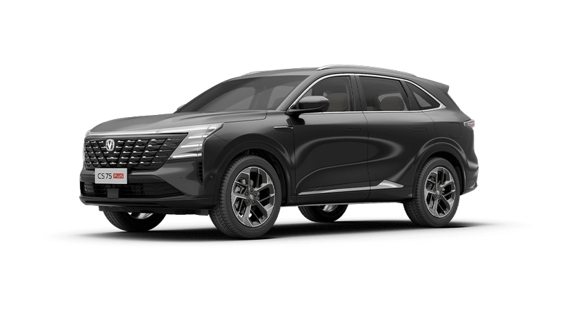 Автомобиль Changan CS75PLUS IV поколение 2.0 AT 4WD (233 л.с.) Tech Чёрный 2025 новый