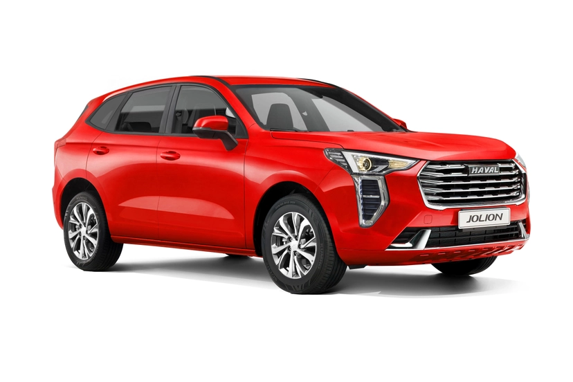 Автомобиль Haval Jolion I поколение 1.5 AMT 4WD (150 л.с.) Premium Красный 2023 новый