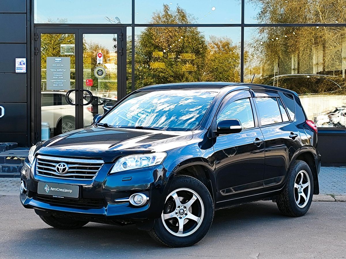 Toyota RAV4 III (XA30) [рестайлинг] 2.0 CVT 4WD (148 л.с.) Престиж Чёрный 2012 с пробегом 116 248 км