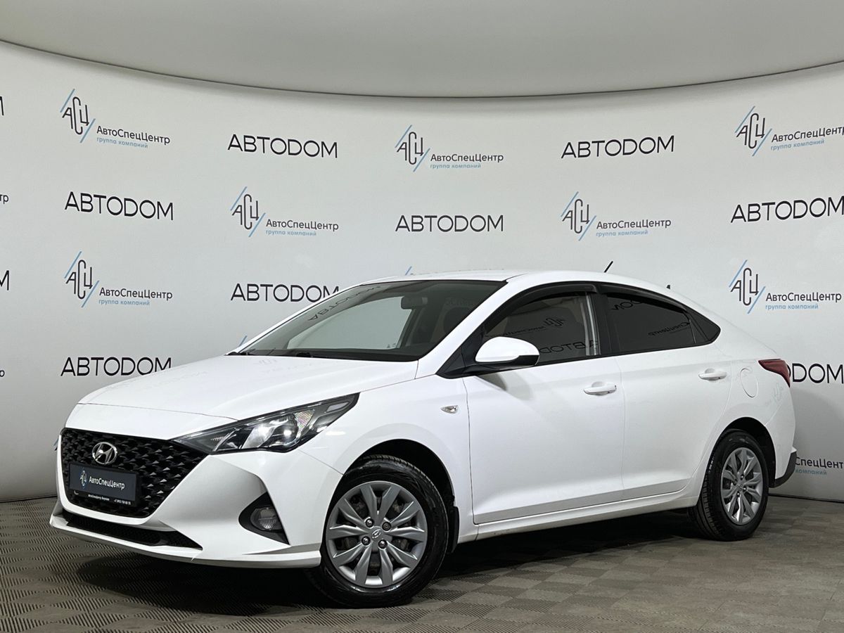 Hyundai Solaris II [рестайлинг] 1.4 AT (100 л.с.) Comfort Белый 2021 с пробегом 177 372 км