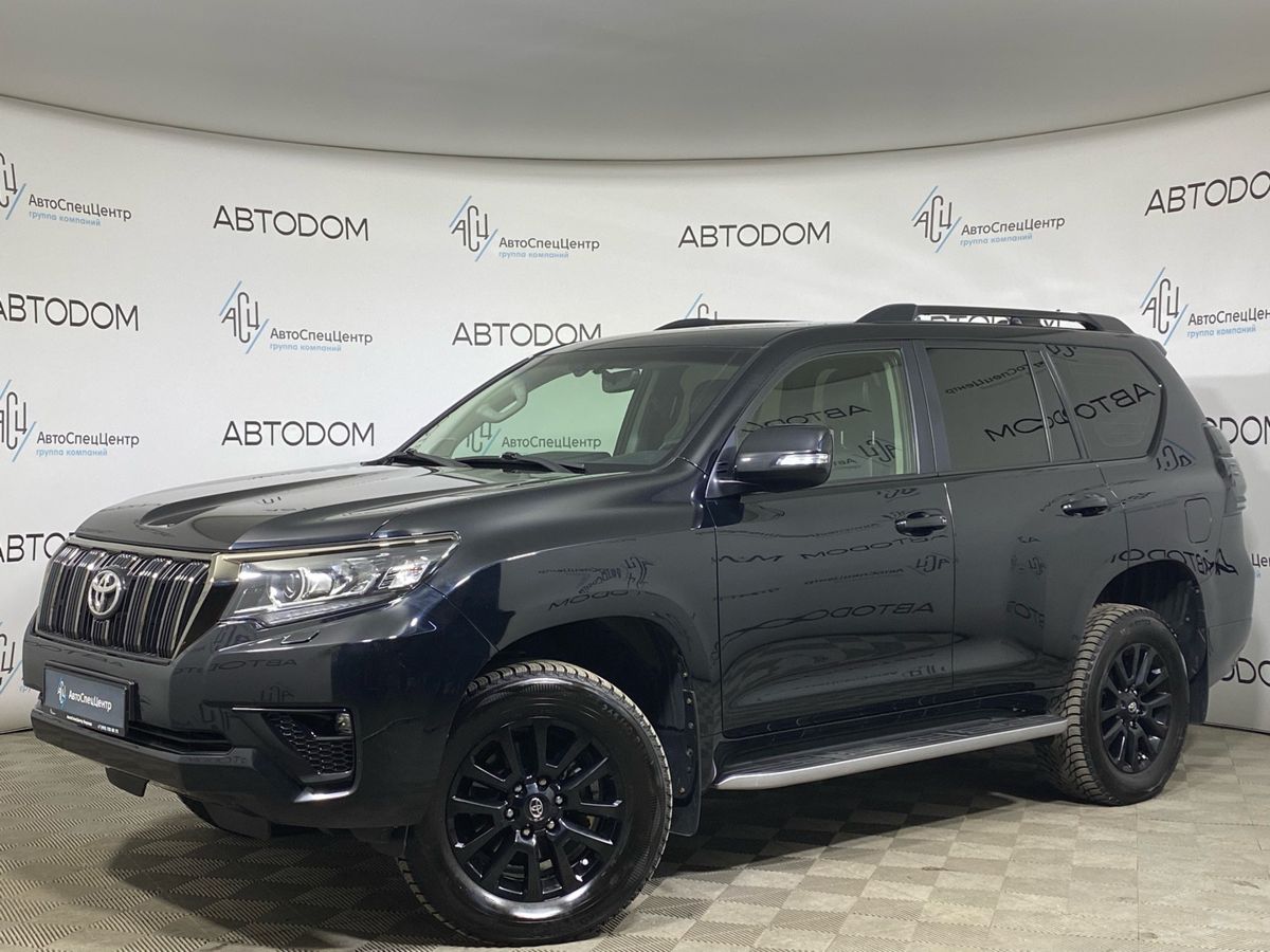 Toyota Land Cruiser Prado IV (J150) [3-й рестайлинг] 4.0 AT 4WD (249 л.с.) Prestige Чёрный 2021 с пробегом 60 883 км