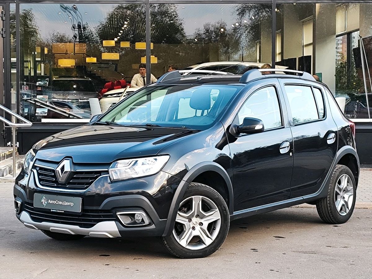 Renault Sandero II [рестайлинг] 1.6 AT (102 л.с.) Stepway Life Чёрный 2019 с пробегом 149 630 км