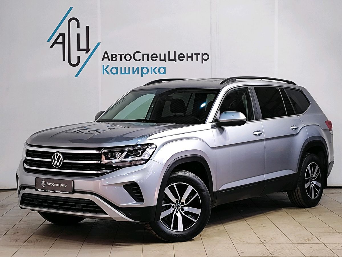 Volkswagen Teramont I [рестайлинг] 2.0 AT 4WD (220 л.с.) Status Серый 2021 с пробегом 97 693 км