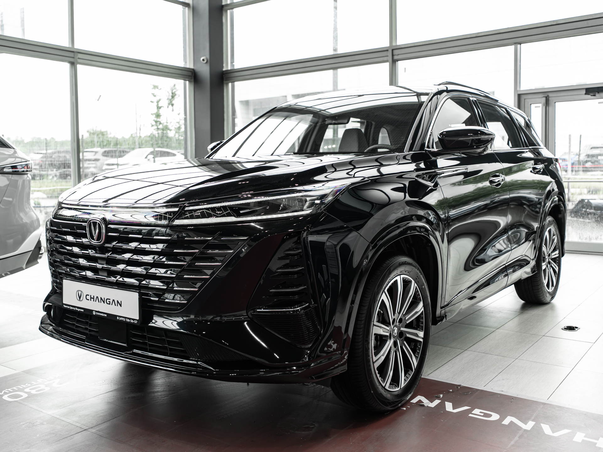 Changan CS75PLUS IV поколение 2.0 AT 4WD (233 л.с.) Техно / Tech Чёрный 2025 новый