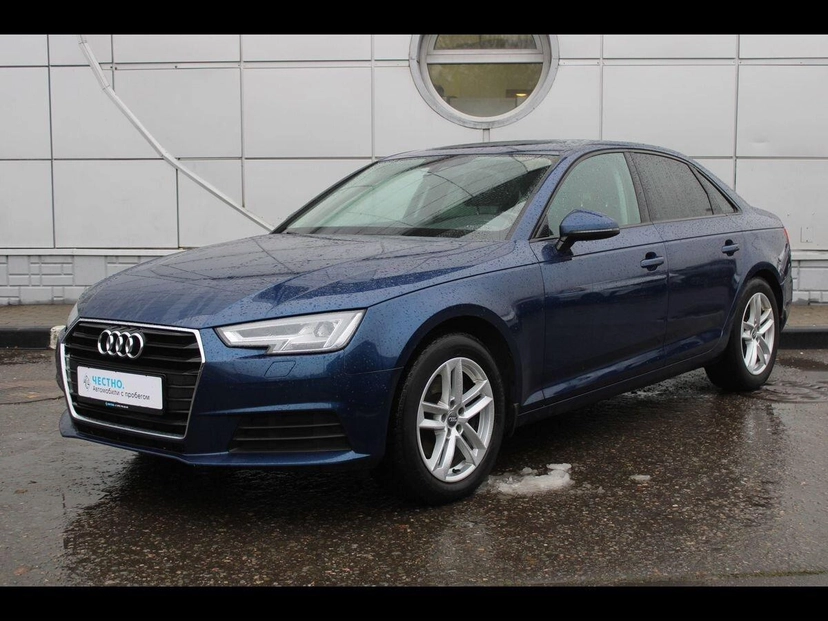 Автомобиль Audi A4 V поколение (B9) 1.4 AMT (150 л.с.) Advance Синий 2017 с пробегом 140 000 км