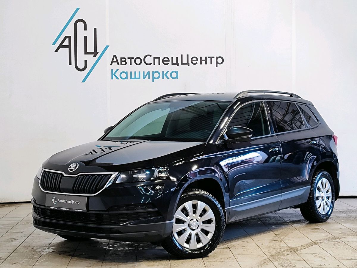 Автомобиль Skoda Karoq I поколение 1.4 AT (150 л.с.) Hockey Edition Чёрный 2021 с пробегом 129 189 км