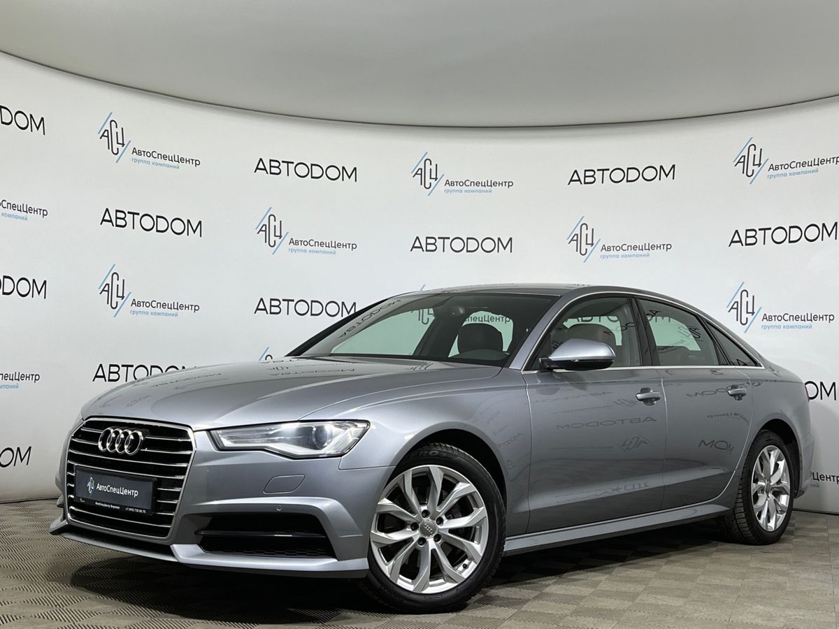 Автомобиль Audi A6 IV (C7) [рестайлинг] 1.8 AMT (190 л.с.) Sport Серый 2017 с пробегом 99 363 км