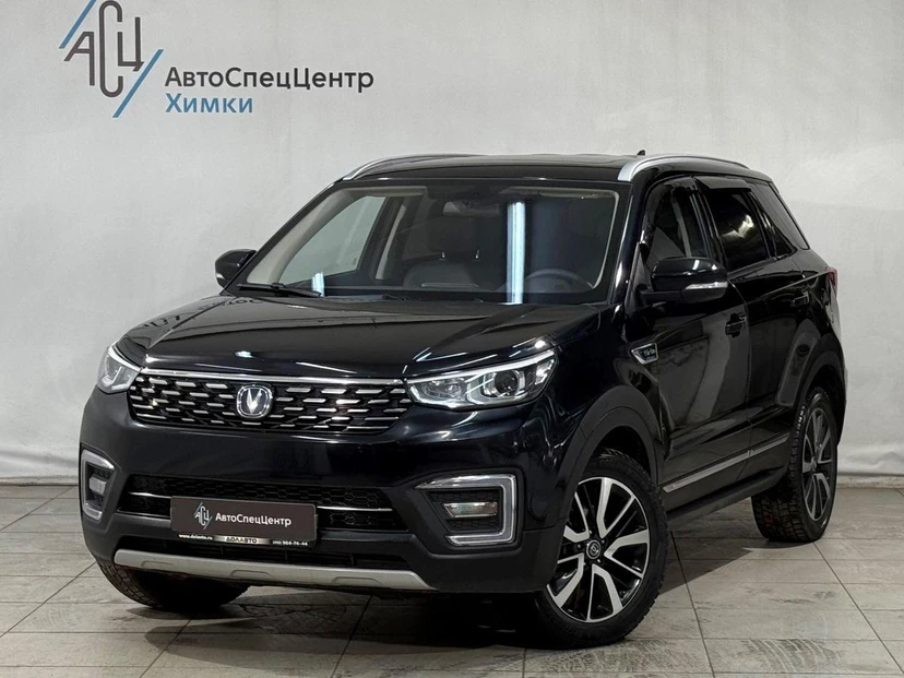 Автомобиль Changan CS55 I поколение 1.5 AT (143 л.с.) Luxury Чёрный 2019 с пробегом 83 633 км