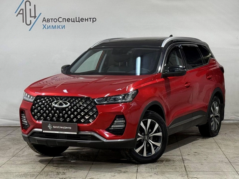 Автомобиль CHERY Tiggo 7 Pro I поколение 1.5 CVT (147 л.с.) Prestige (2020) Красный 2021 с пробегом 60 000 км